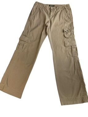 Vintage Eddie Bauer Y2K Khaki Cargo Pants size 4